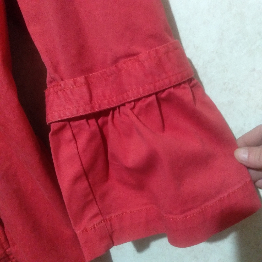 Sonoma 3/4 sleeve rosy red jacket with belt size medium - Picture 6 of 11